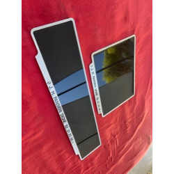 2 PLAQUES IMMATRICULATION NEUVES CITROEN RENAULT PEUGEOT FORD FIAT SIMCA