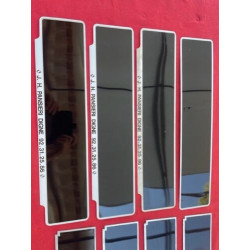 LOT DE PLAQUE IMMATRICULATION NEUVES CITROEN DS MAXI 1967