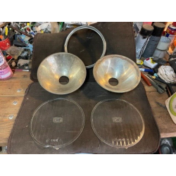 2 PHARES CIBIE RENAULT PEUGEOT CITROEN DELAGE DELAHAYE HOTCHKISS PANHARD