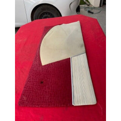 PANNEAU DE PORTE INTERIEUR TISSU ROUGE CITROEN ID DS CONFORT