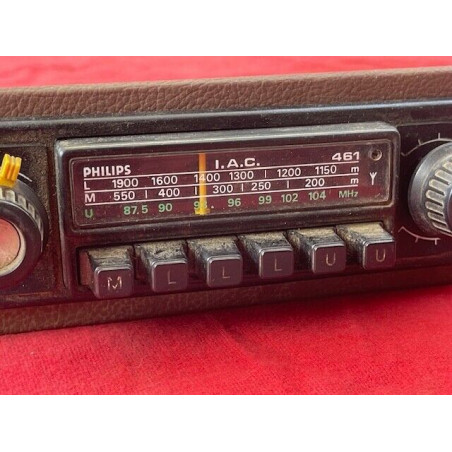 RADIO AM FM PHILIPS ACCESSOIRE ORIGINE CITROEN AX BX CX PEUGEOT 205 305