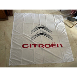 Drapeau neuf expo CITROEN garage vintage années 2000