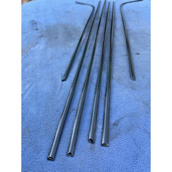 LOT COMPLET DE BAGUETTES SUPERIEUR PORTES CITROEN CX GTI TURBO TBEG