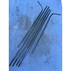 LOT COMPLET DE BAGUETTES SUPERIEUR PORTES CITROEN CX GTI TURBO TBEG