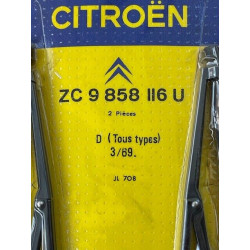 2 essuie-glace original CITROEN DS tout modèle 1969 - 1975