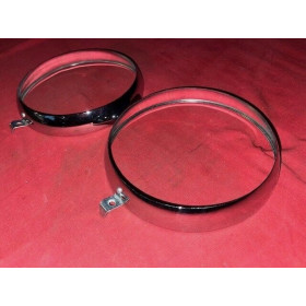 2 cerclages de phare CIBIE - CITROEN TRACTION 11cv