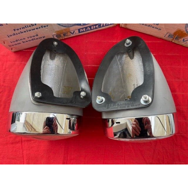 2 phares neuf MARCHAL type fuseau longue portée accessoire CITROEN DS 19 ou 21