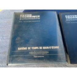 3 MANUELS ATELIER ORIGINAL RTA TOUTE MARQUE FICHE DESCRIPTIVE RENAULT CITROEN