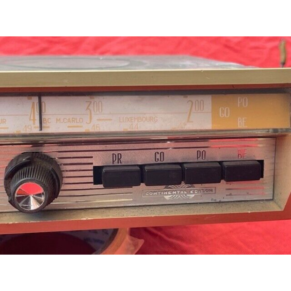 Radio CONTINENTAL EDISON original CITROEN ID DS 19 ou 21