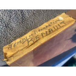 MANUEL ATELIER ORIGINAL DIVERS NOTE TECHNIQUE RENAULT