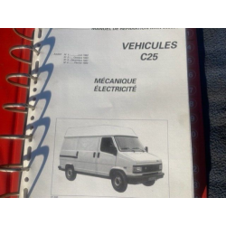 MANUEL ATELIER ORIGINAL DIVERS NOTE TECHNIQUE CITROEN C25