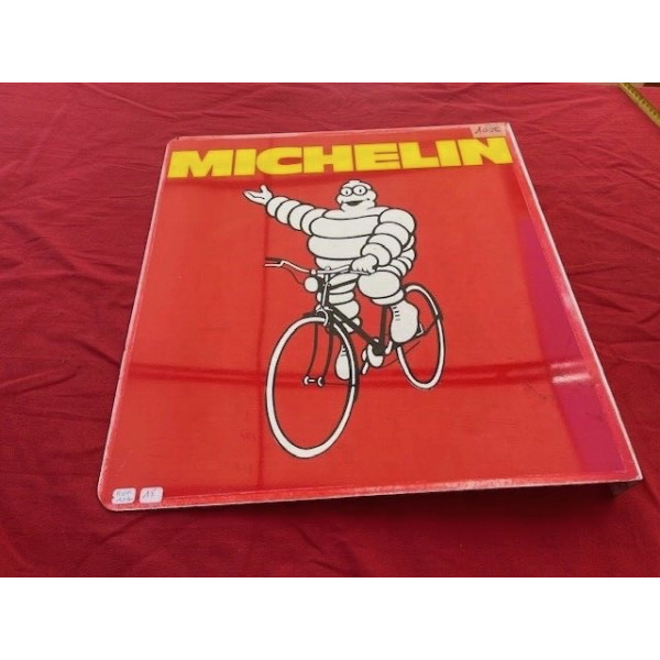 Pub potence magasin MICHELIN vélo AUTOMOBILIA vintage double face