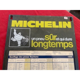 Support tableau de gonflage garage MICHELIN d'époque AUTOMOBILIA vintage