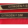 2 sigles droit et gauche reconditionné custode original Citroën SM Maserati