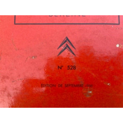 CATALOGUE DES PIECES DETACHEES ORIGINAL CITROEN ID 19 B 1966 ET AVANT