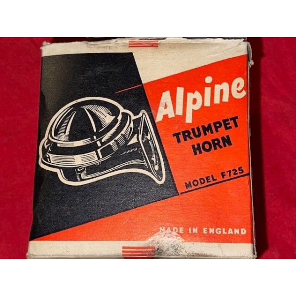 Klaxon trompe neuf origine Alpine Jaguar Bentley Triumph Aston Martin