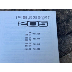 Notice d'utilisation Peugeot 205 GL GR SR GT