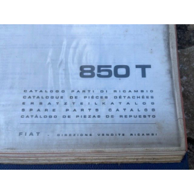 Manuel de pièces origine Fiat 850 T