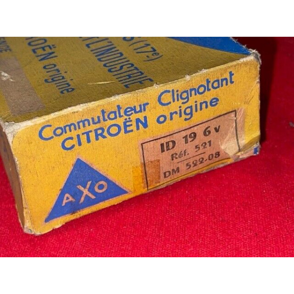 Commodo de clignotant neuf origine Axo ID DS 19 6V 1ère génération