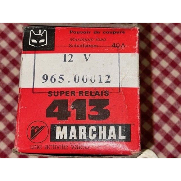 Super relais 413 SEV Marchal Citroën DS Alpine Gordini Simca Rally Matra Sport