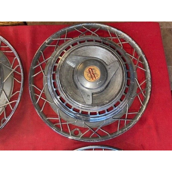 4 enjoliveurs Robergel 15" 380mm Citroën DS 2CV Peugeot 203 403 404 Renault