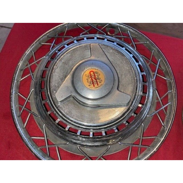 4 enjoliveurs Robergel 15" 380mm Citroën DS 2CV Peugeot 203 403 404 Renault