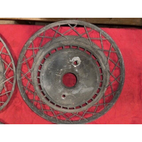 4 enjoliveurs Robergel origine Citroën DS 19 1956 à 1965 en 400mm