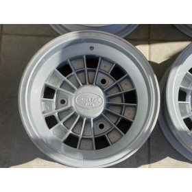 4 jantes alu original Delta Mics 5.5 pouces 3x130 Alpine A110 R8 Gordini