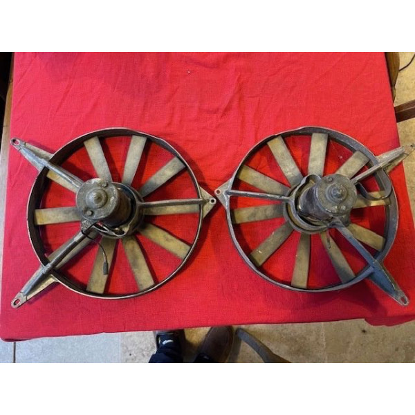 2 ventilateurs radiateur original Ducellier Citroën SM Maserati