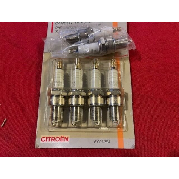 Lot de 6 bougies neuves origine Citroën SM Maserati Merak