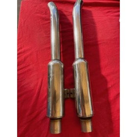 2 silencieux neuf inox Jaguar type E série 1