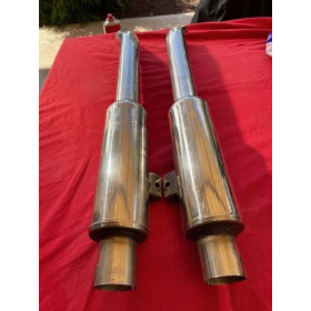 2 silencieux neuf inox Jaguar type E série 1