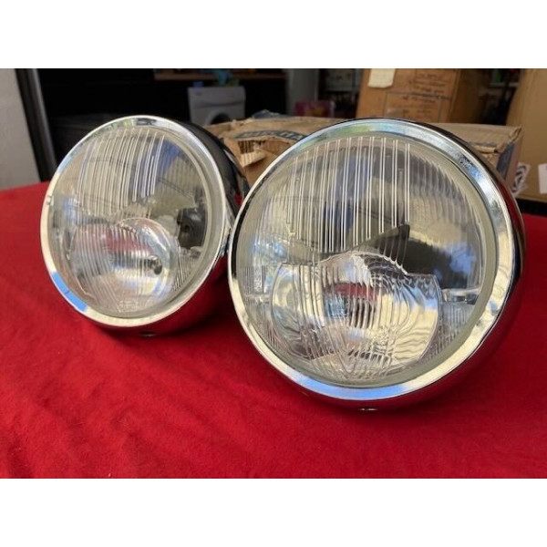2 phares Marchal Amplilux neuf origine Citroën DS Peugeot Ferrari Maserati