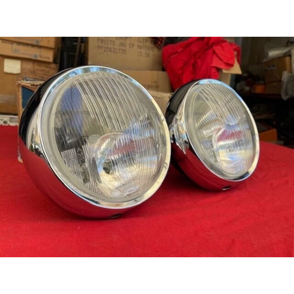2 phares Marchal Amplilux neuf origine Citroën DS Peugeot Ferrari Maserati