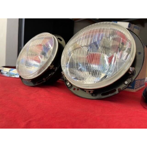 2 phares Marchal Amplilux neuf origine Citroën DS Peugeot Ferrari Maserati