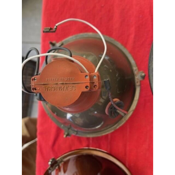 2 phares Marchal Amplilux neuf origine Citroën DS Peugeot Ferrari Maserati