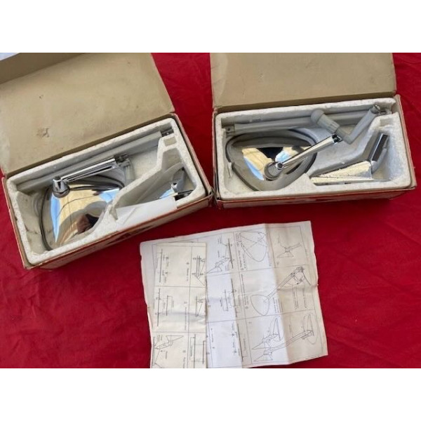 2 rétroviseurs neuf Cipa accessoire caravane original Citroën ID DS 19 20 21 23