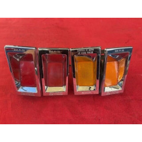 Jeu de 4 side maker Seima éclairant avant et arrière Citroën DS SM Maserati USA