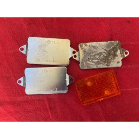 Jeu de 4 catadioptres side maker Seima neuf avant Citroën DS SM Maserati USA