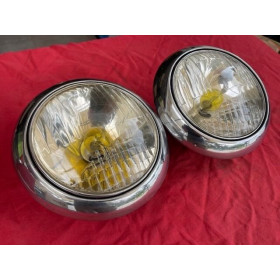 2 phares complet Marchal ABTP 414 Delage Delahaye Ford Hotchkiss Citroën Peugeot