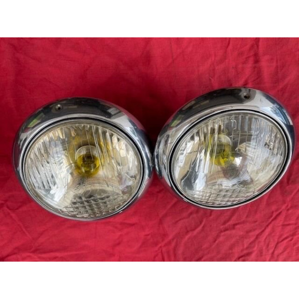 2 phares complet Marchal ABTP 414 Delage Delahaye Ford Hotchkiss Citroën Peugeot