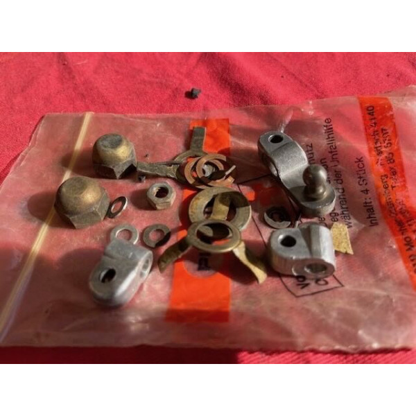 Lot articulation des 3 carburateurs Weber original Citroën SM Maserati Merak