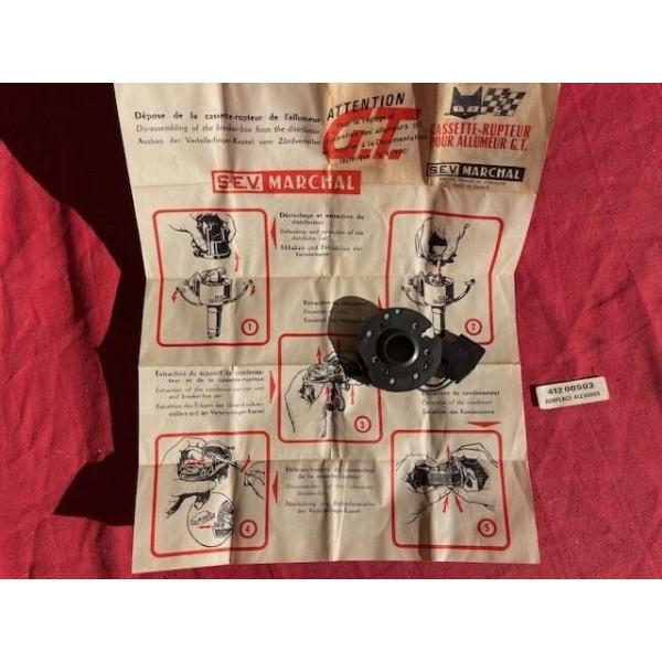 Cassette neuve allumage GT SEV Marchal Renault 5 Peugeot 104 304 Citroën DS