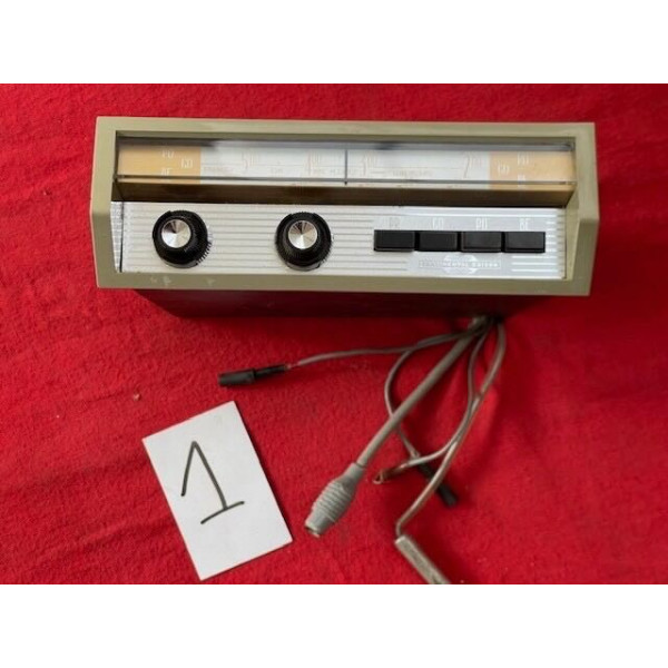 Autoradio Continental Edison origine Citroën ID DS 19 et 21 maxi 1968