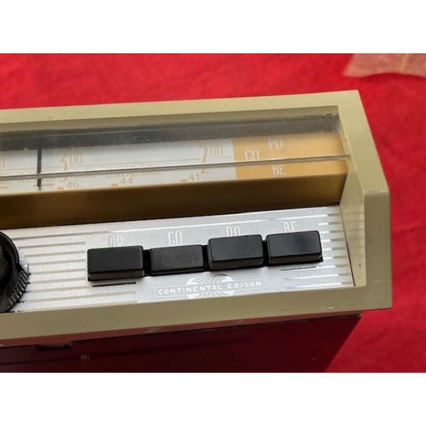 Autoradio Continental Edison origine Citroën ID DS 19 et 21 maxi 1968