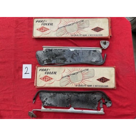 2 pare soleil neuf Cipa origine à refaire mica HS Delahaye Delage Hotchkiss