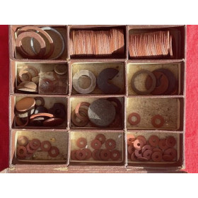 Boîte de joints divers Citroën Peugeot Renault Simca vintage garage