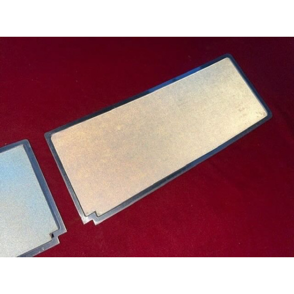 2 plaques immatriculation pare choc avant neuves Citroën ID DS 19 ou 21 1963 à 1967