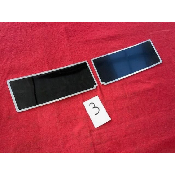 2 plaques immatriculation pare choc avant neuves Citroën ID DS 19 ou 21 1963 à 1967