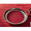 2 cerclages chrome refabriqués neuf phare Marchal Peugeot 203 403 Citroën ID DS